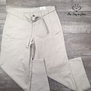 St. John's Bay Mid Rise Light Khaki Pants Size 12